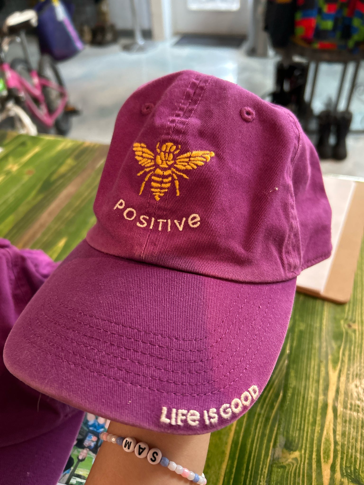 Life Is Good Purple Hat