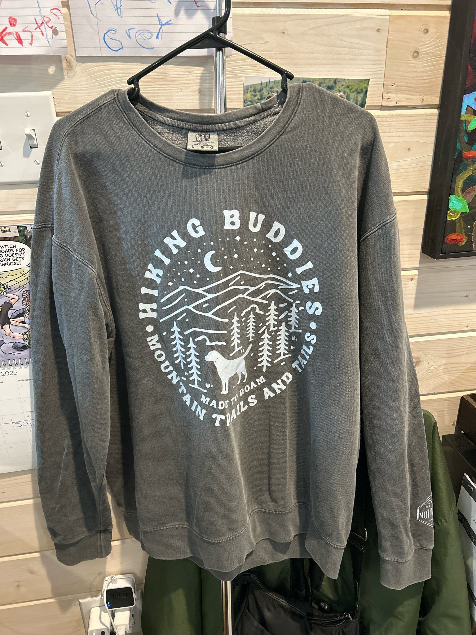 Size L Of These Mountains Sweater