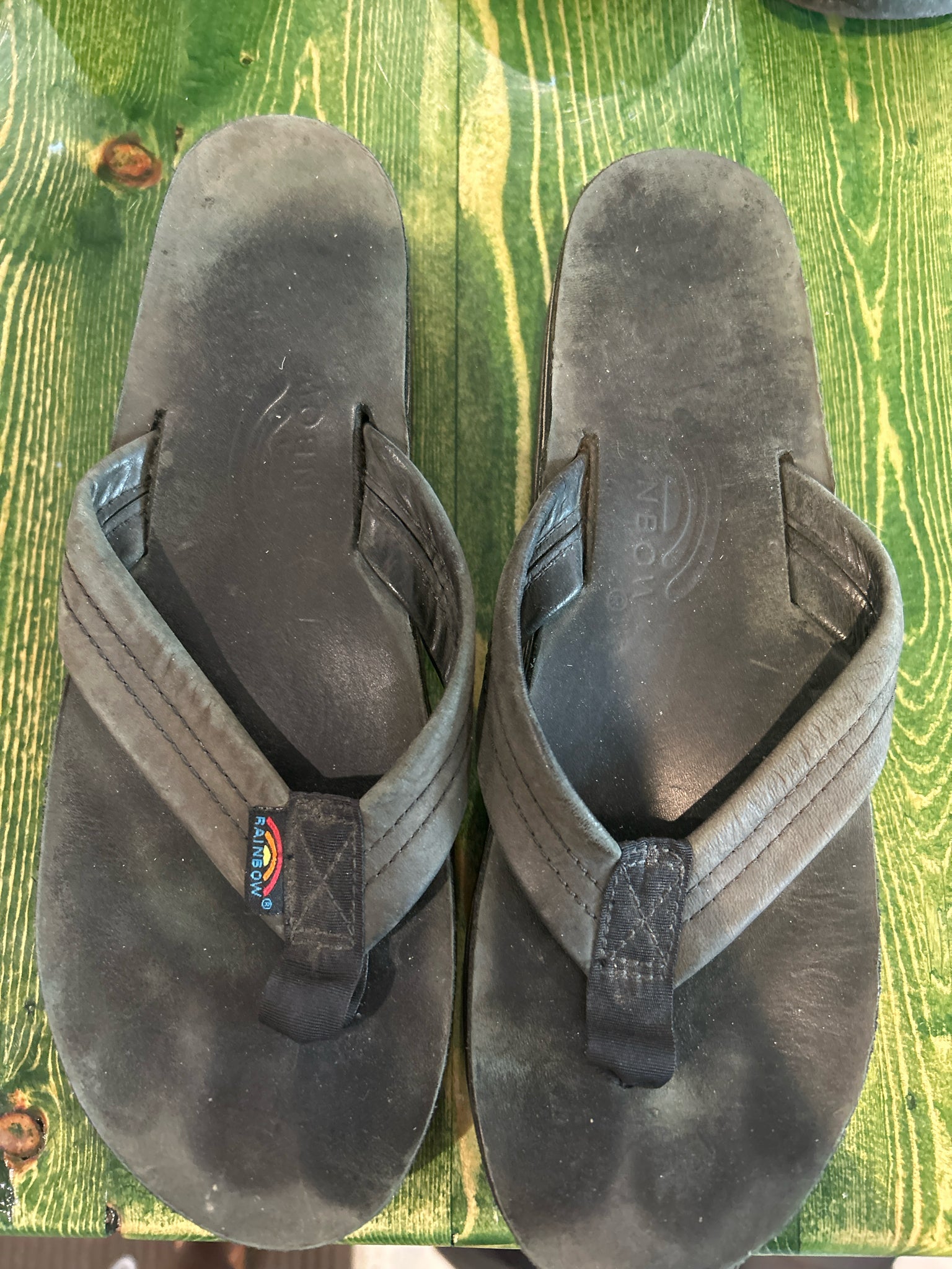 Rainbow Size 8.5 Black Shoes