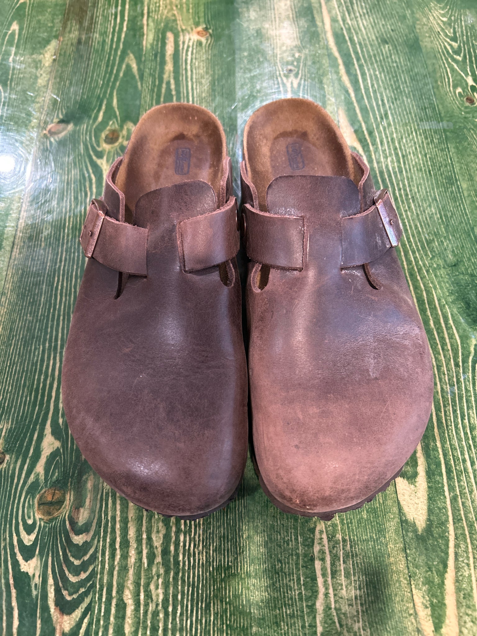 Birkenstock Size 41  Leather Clogs