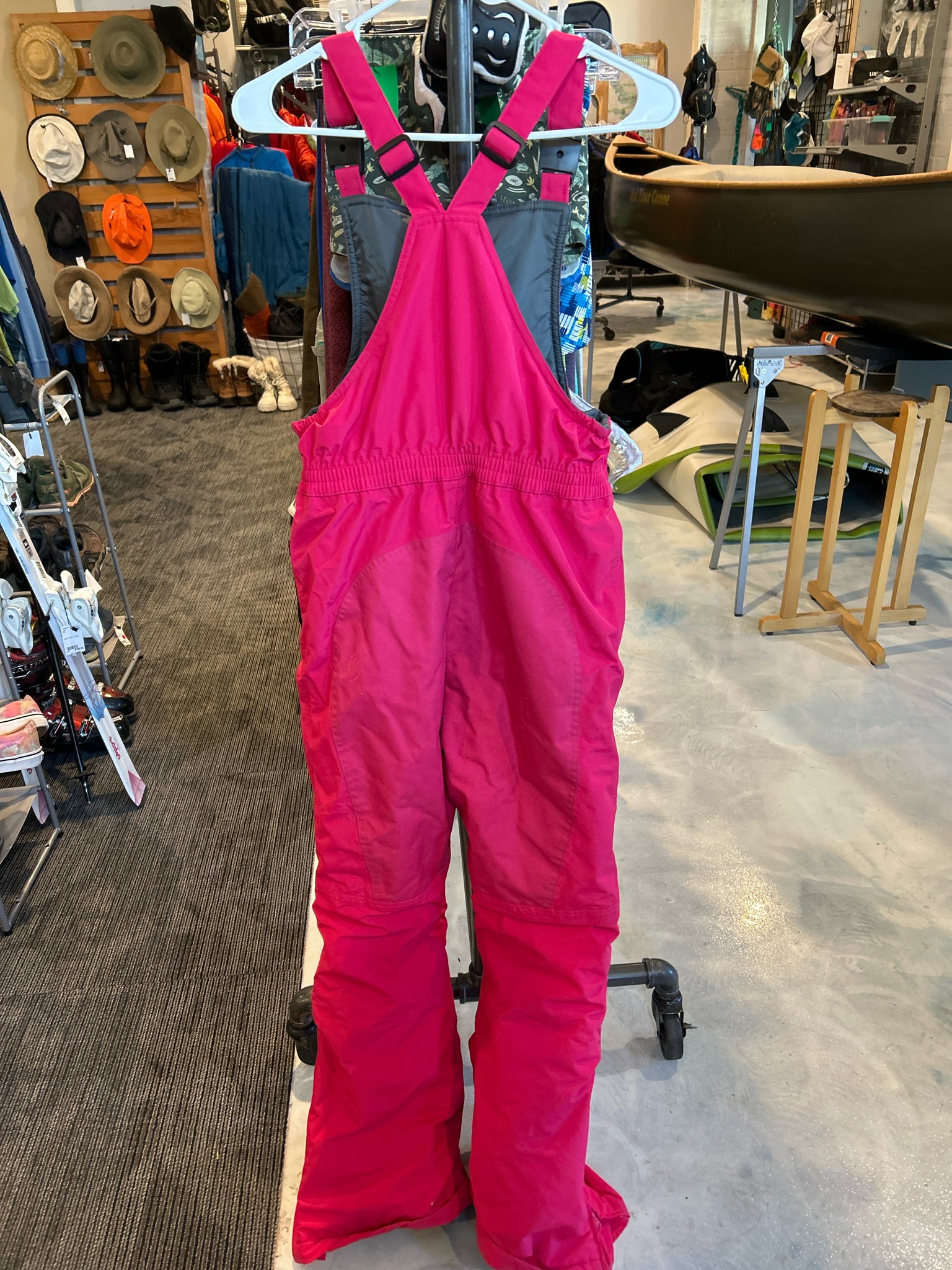 Lands End Size Medium Pink Snowbibs