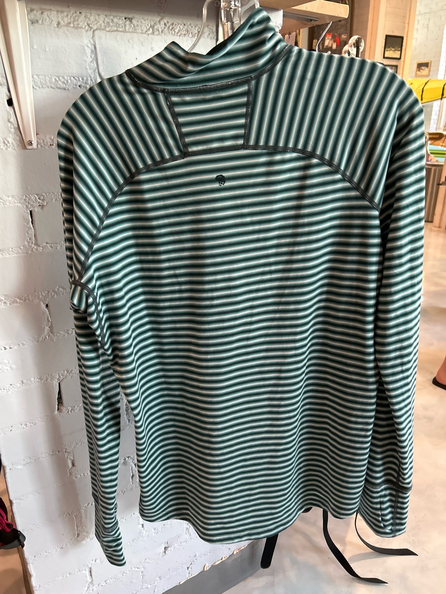 Long sleeve half zip mock neck ladies mid layer