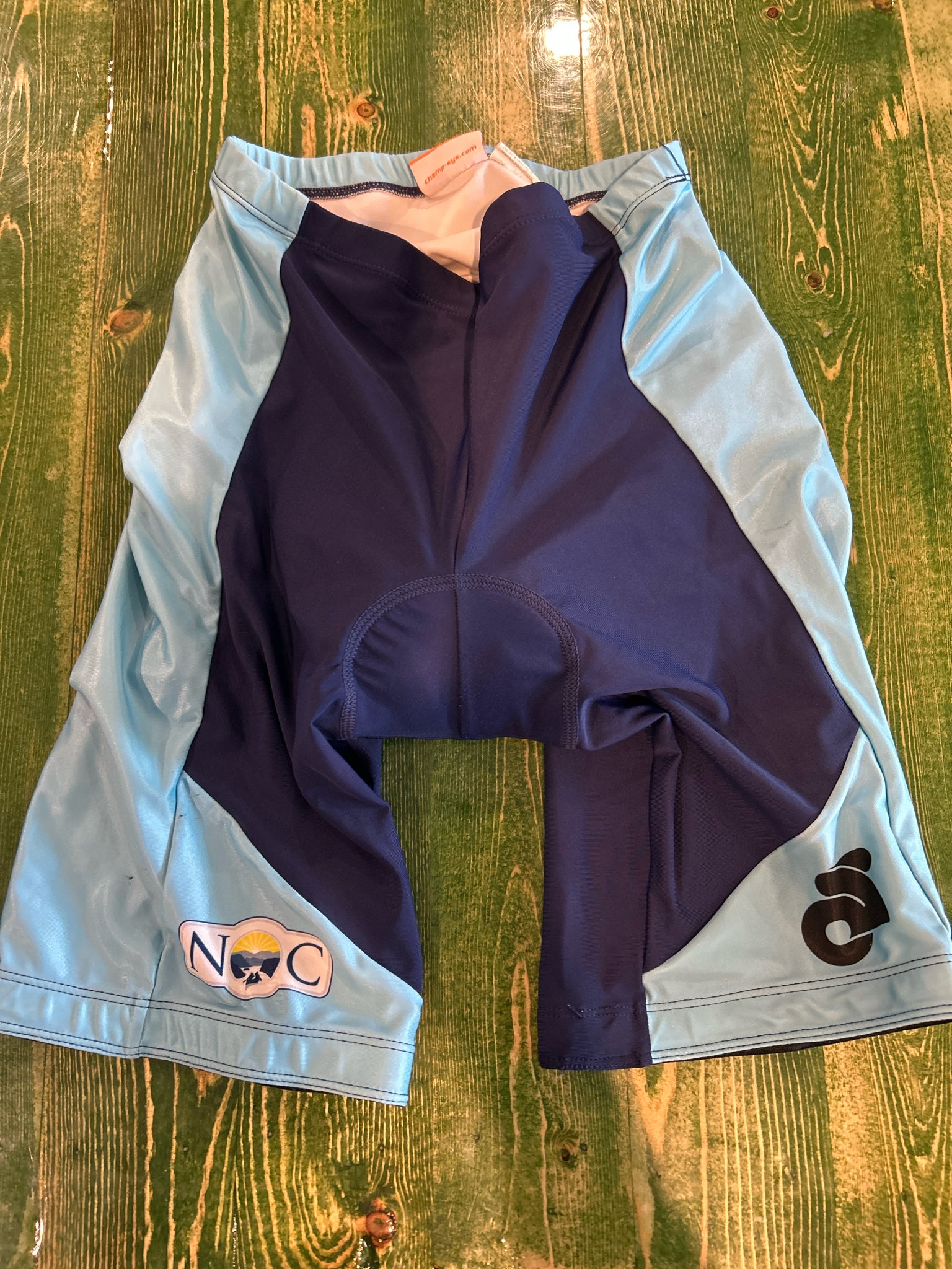 Nantahala Outdoor Center Bike Jersey and Padded Bike Shorts