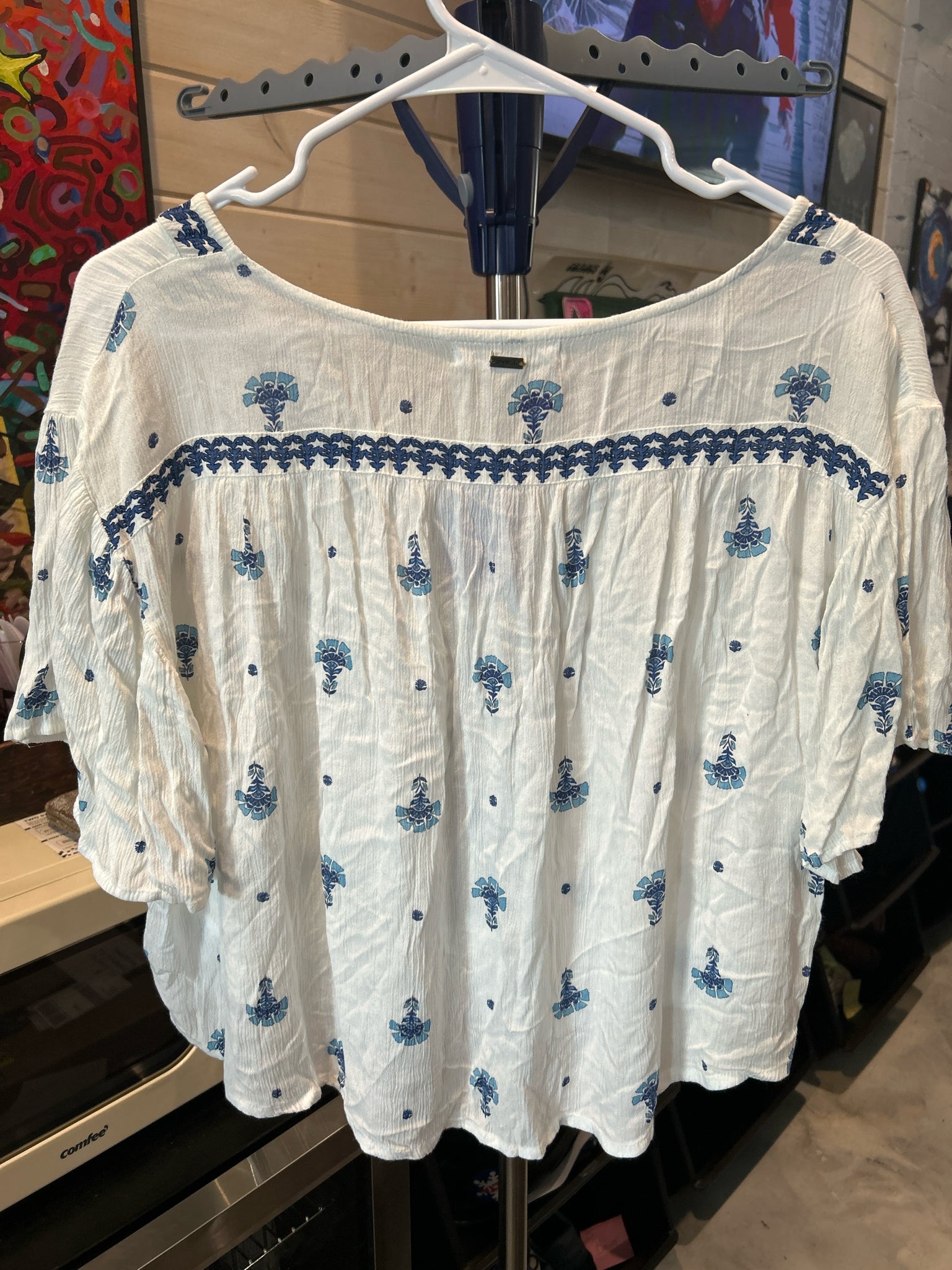 Size L O'Neill Flora Gauze Blouse