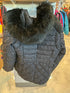 Puffy Coat With Faux Fur Trim