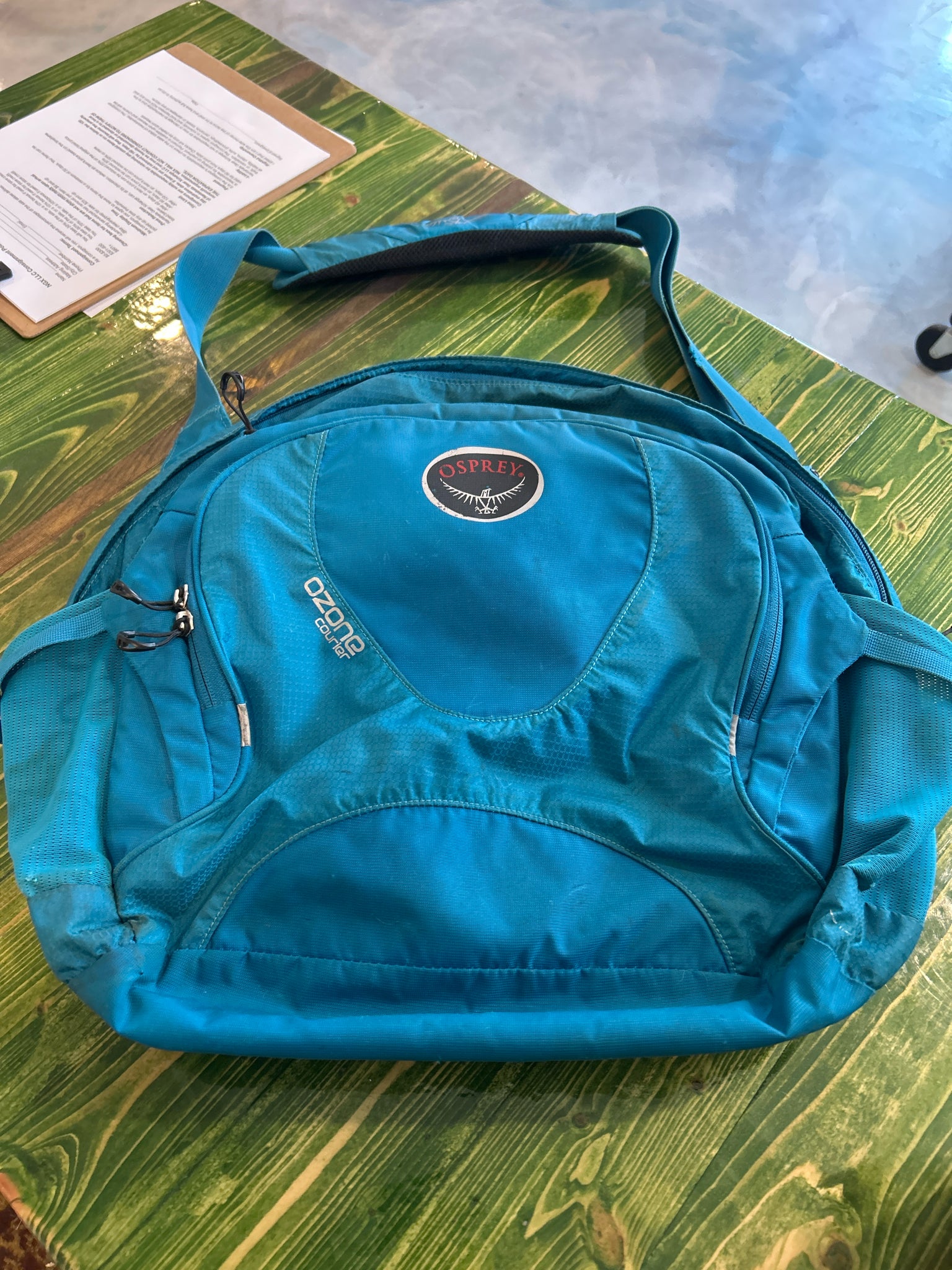 Osprey Ozone Courier bag turquoise
