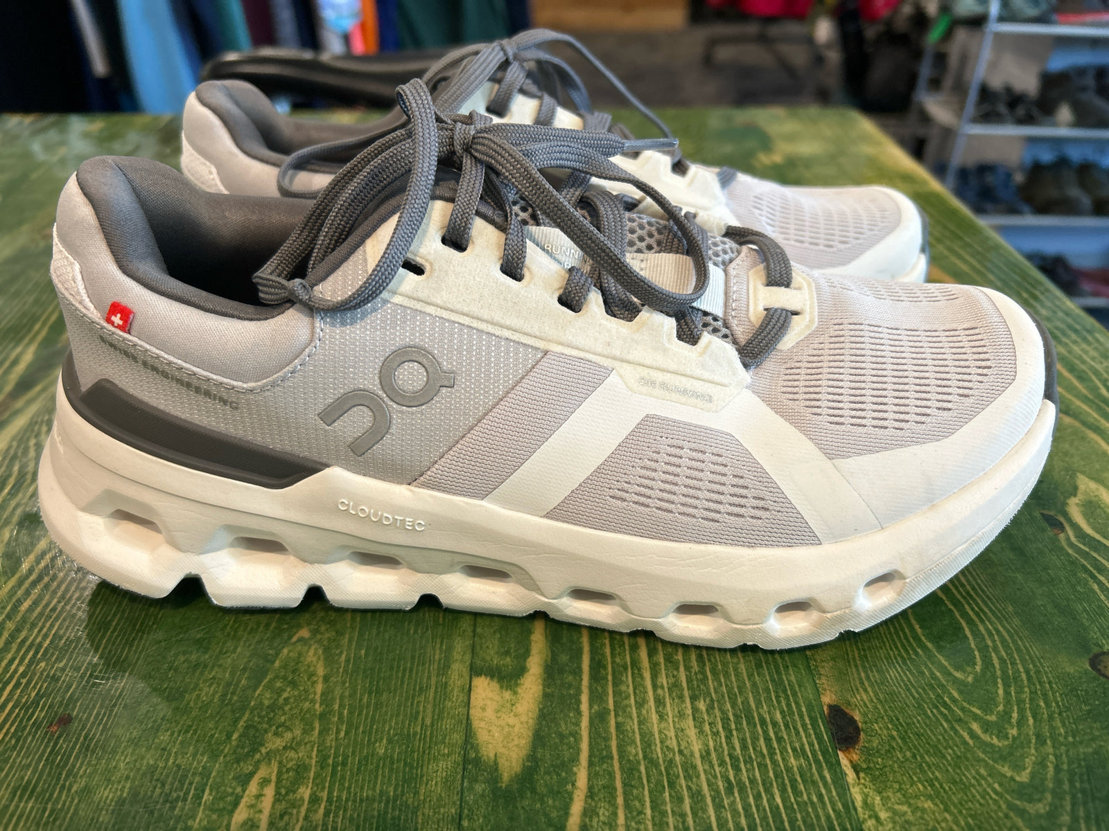 On Cloudrunner 2  Size 7.5 White Shoes