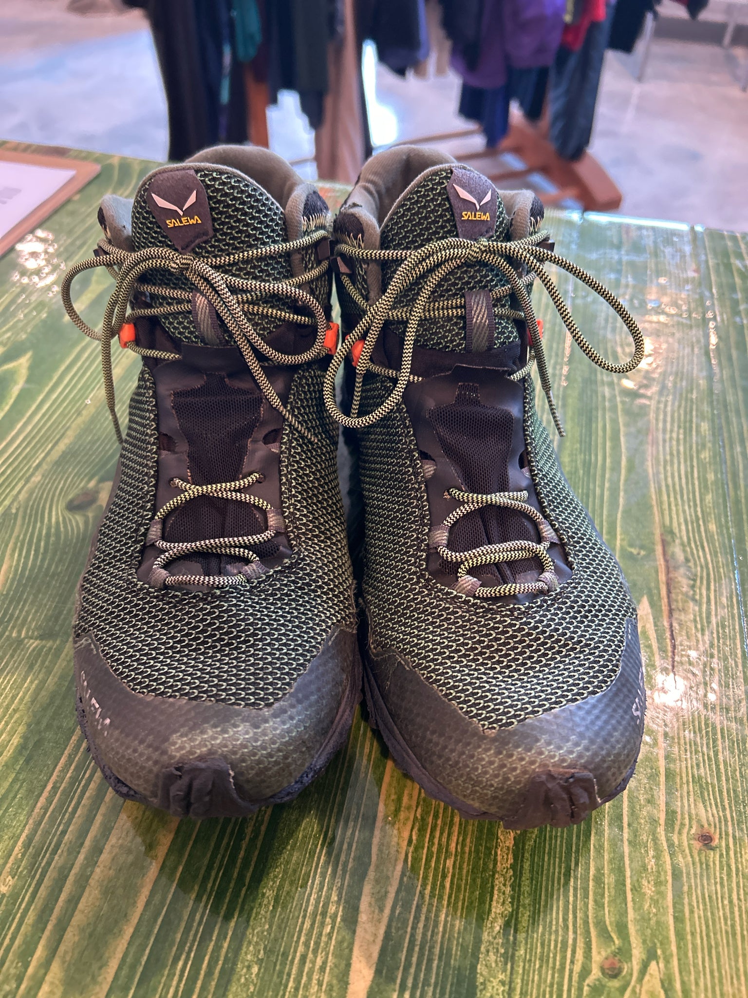 9 Salewa hiking shoe