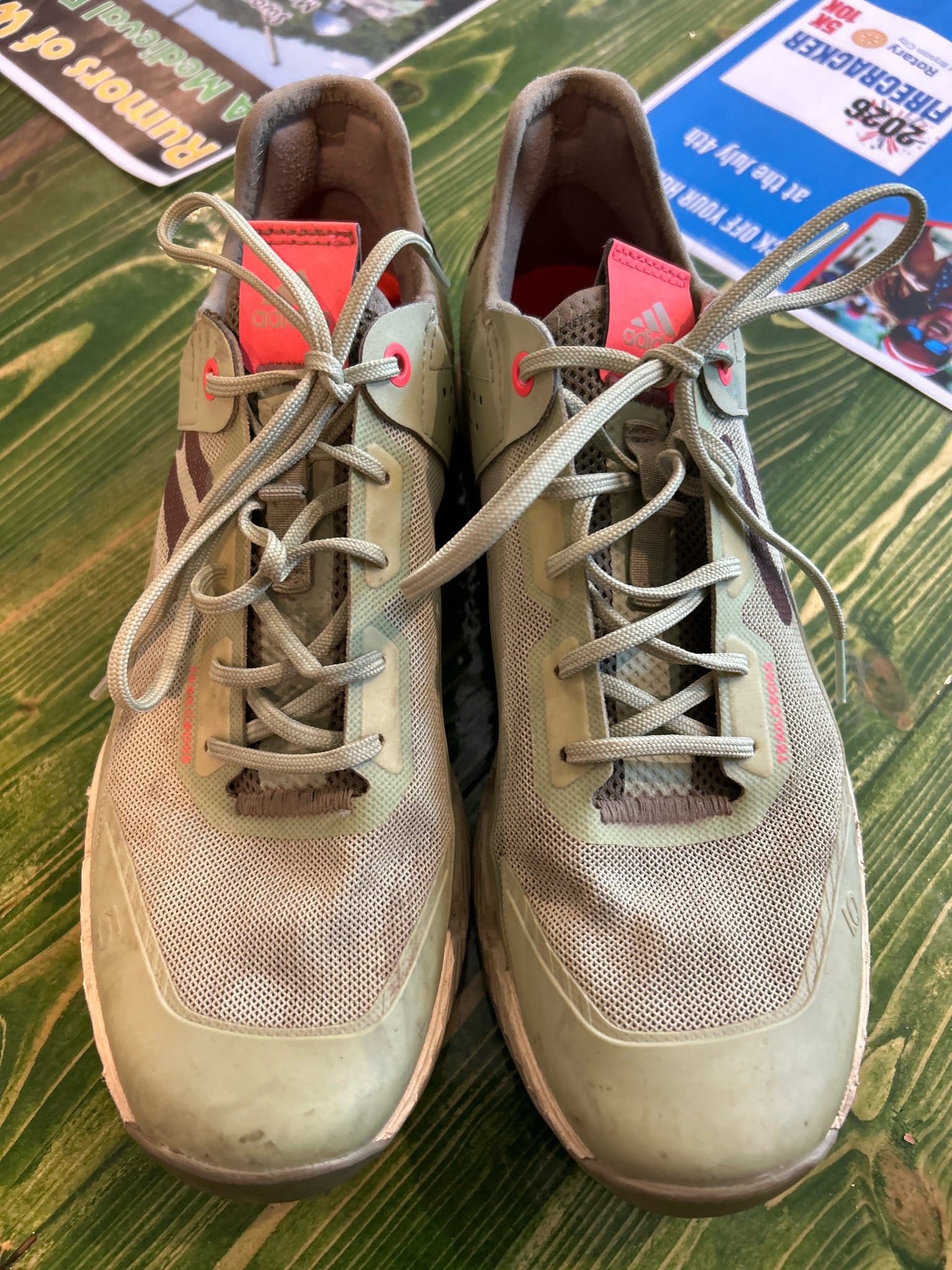 Adidas Size 8.5 Green Shoes