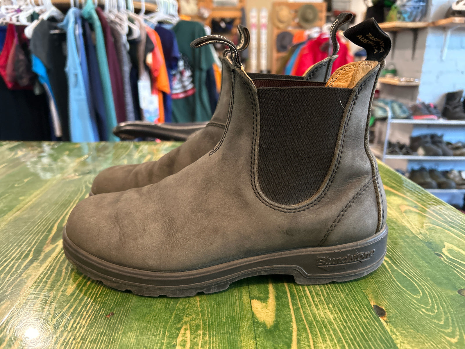 Bloodstone Classic Chelsea Size 8 Charcoal Boots
