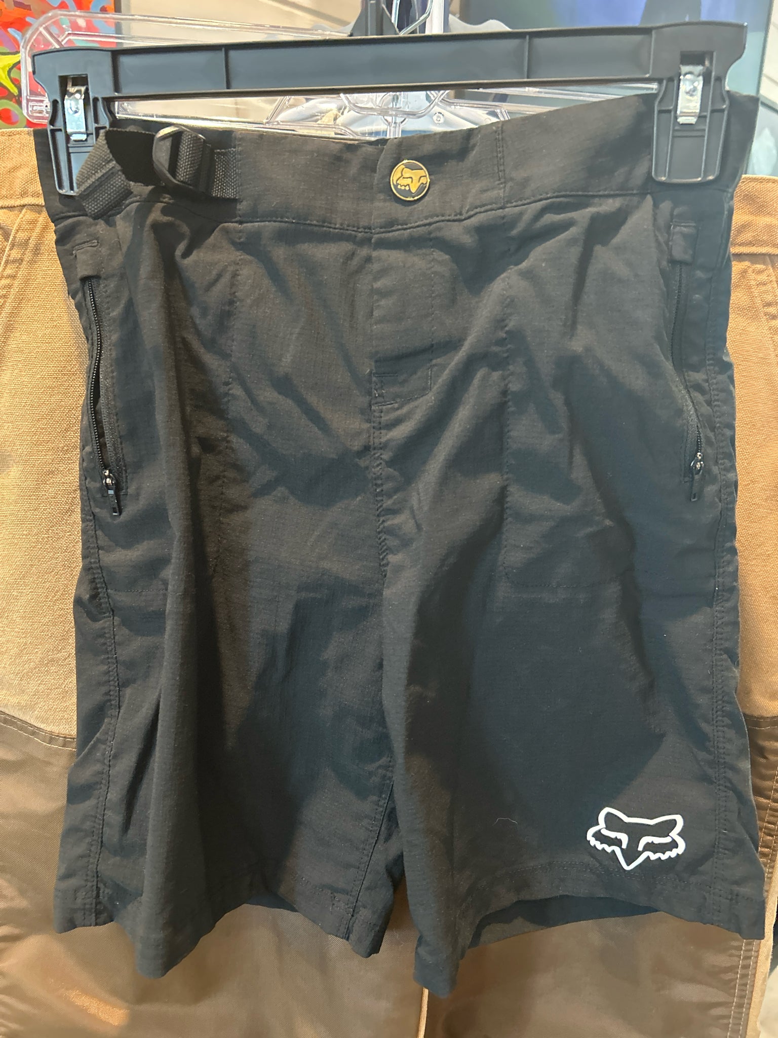 Fox Size 24M Black Kids Bike Shorts