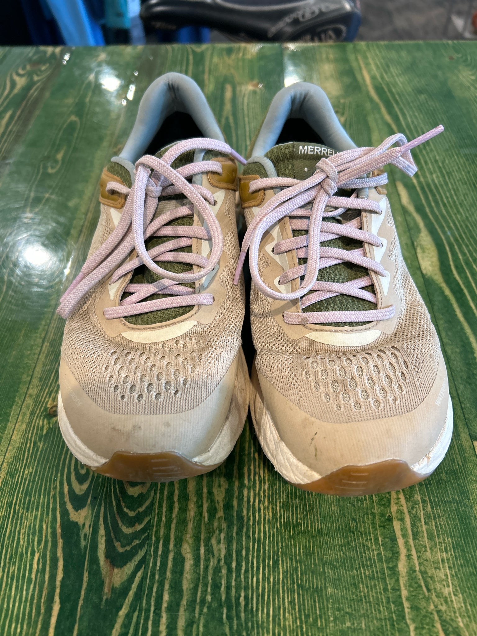 Merrell Antora 4 Running Size 6.5 Tan Shoes