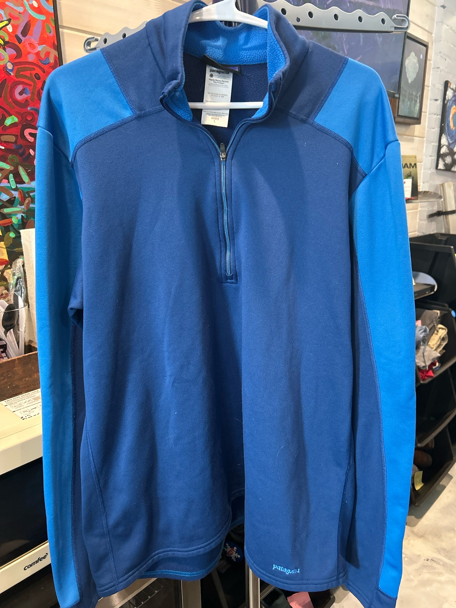 Size L Patagonia Long Sleeve Capilene Shirt