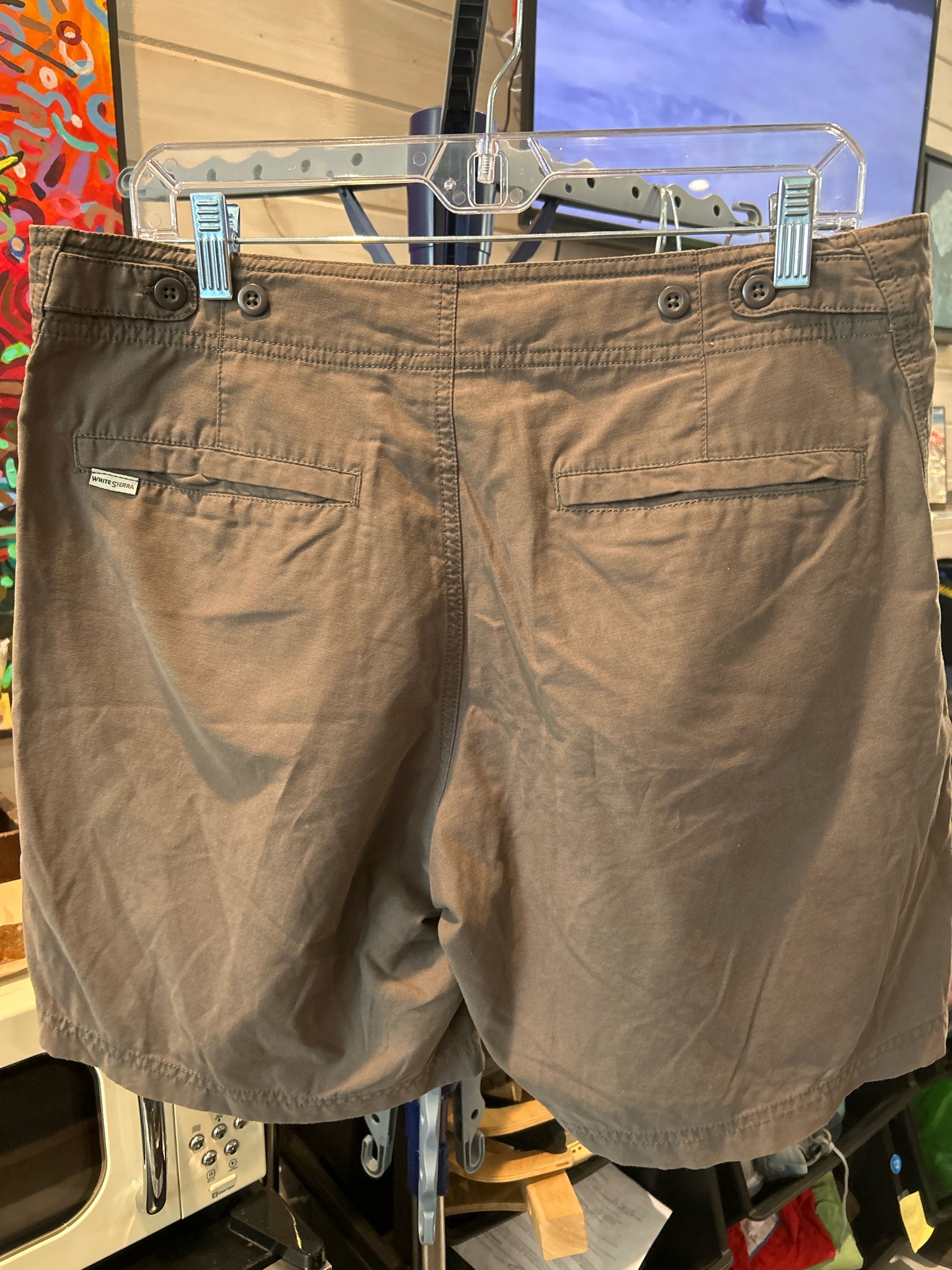 Size 14 White Sierra Shorts