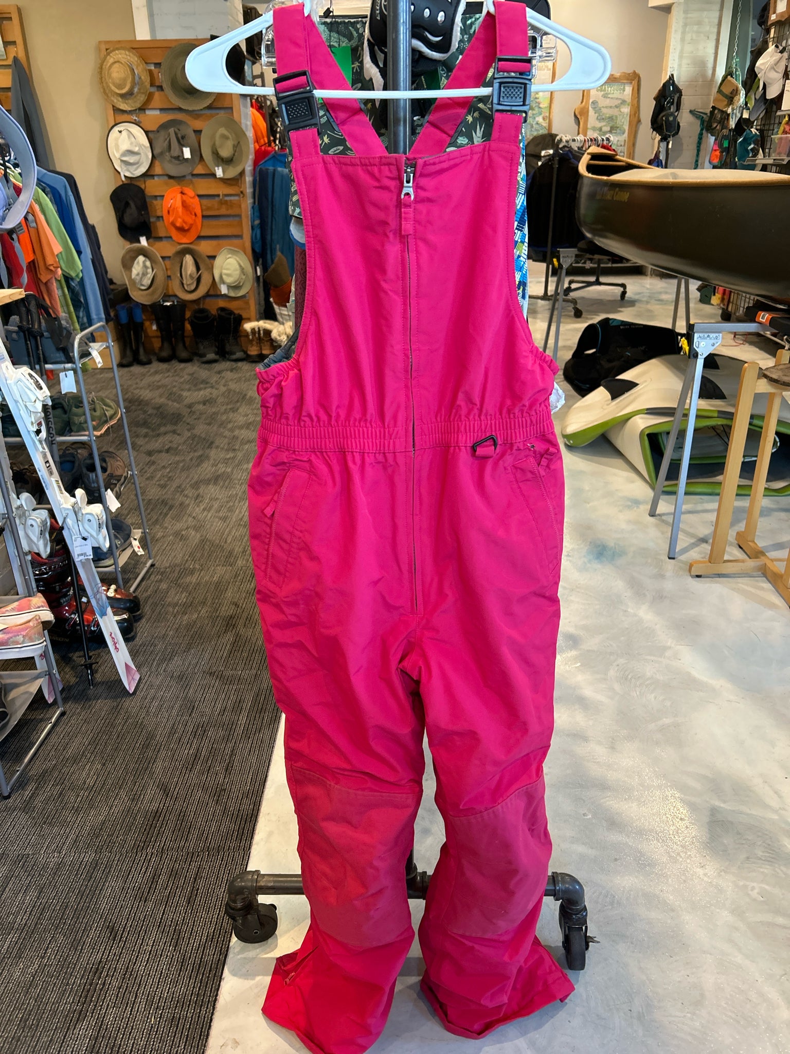 Lands End Size Medium Pink Snowbibs
