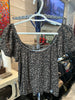 Size M O'Neill Floral Puff Sleeve Crop Top