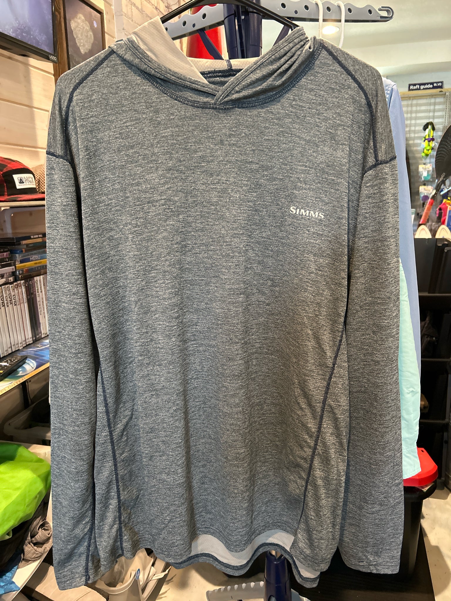 Size XL SIMMS Bugstopper Fishing Hoodie Long Sleeve Shirt