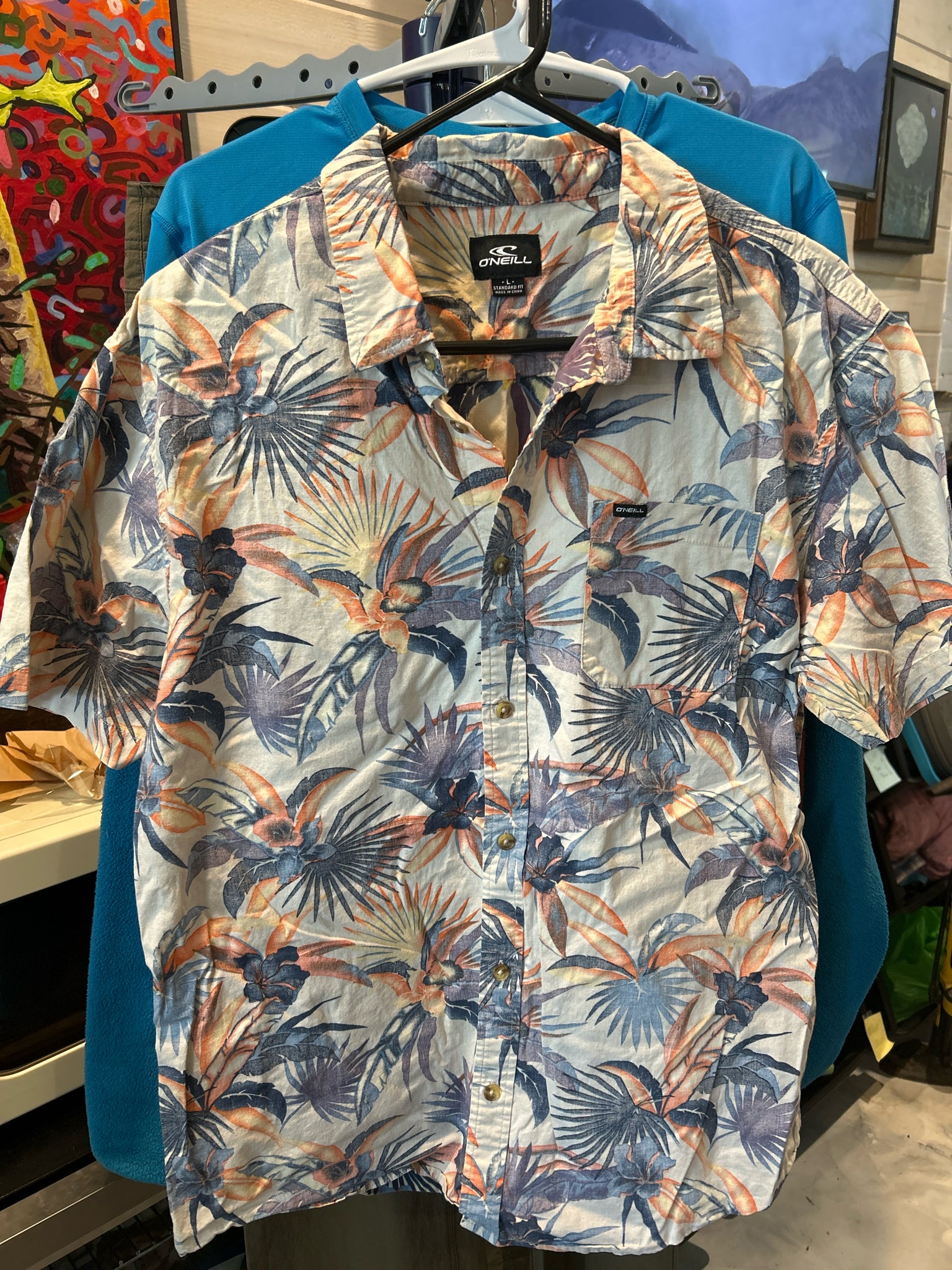 Size L O'Neill Hawaiian Short Sleeve Shirt