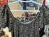 Size M O'Neill Floral Puff Sleeve Crop Top