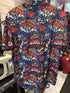 Size L Work of Harris Gauley River Party Short Sleeve Shirt