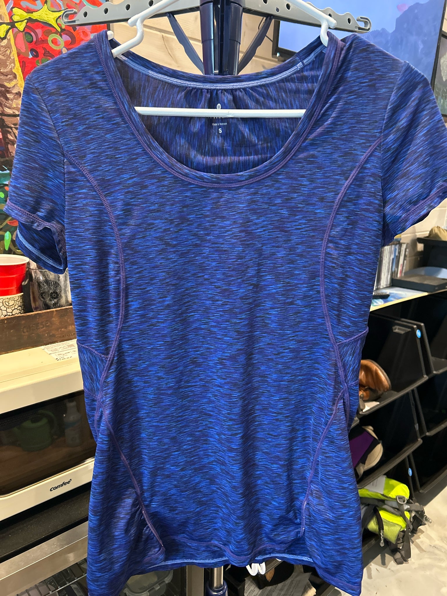 Size S Athleta Short Sleeve Bike/Running Shirt