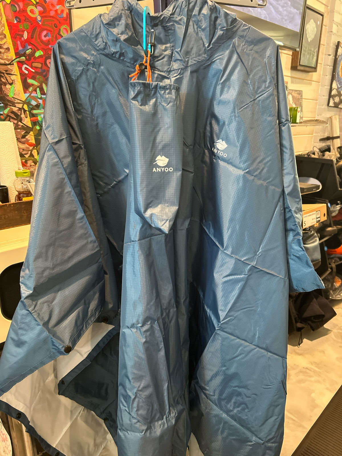 Anyoo Waterproof Rain Poncho