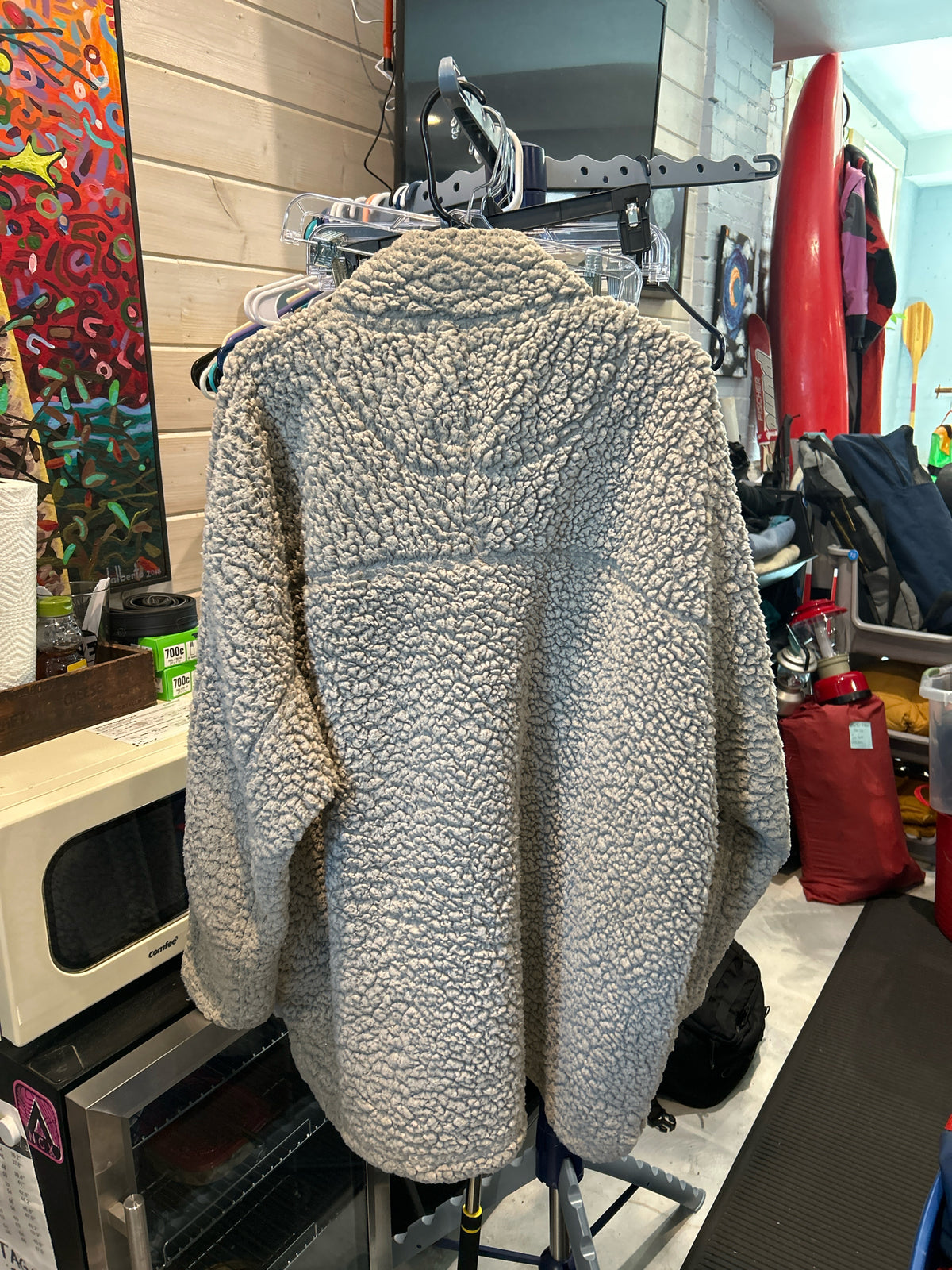 Men's Size 3XL Live Oak Brand Wool Quarter Zip Pullover