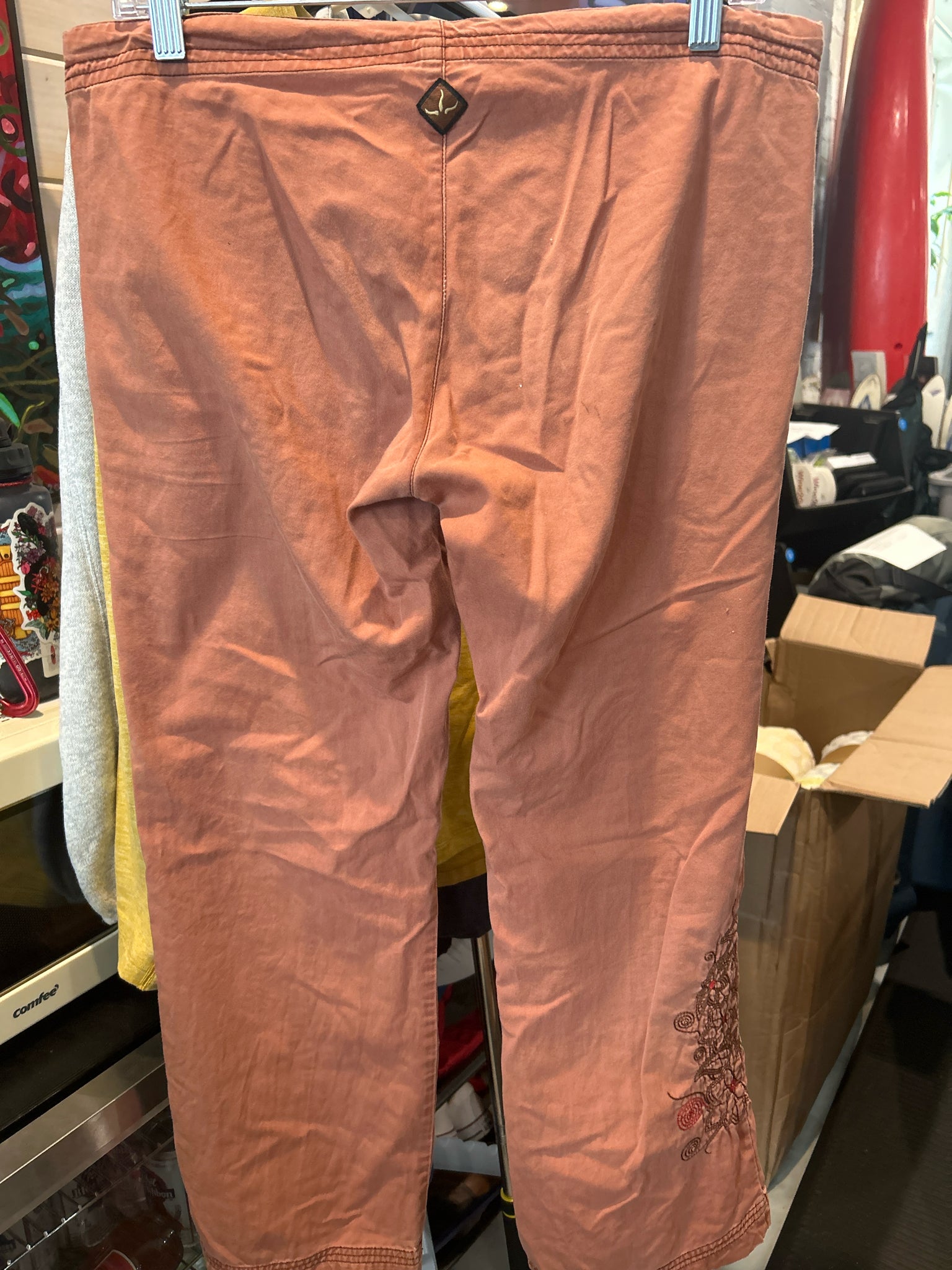 Size XS Prana FLoral Embroidered Pants