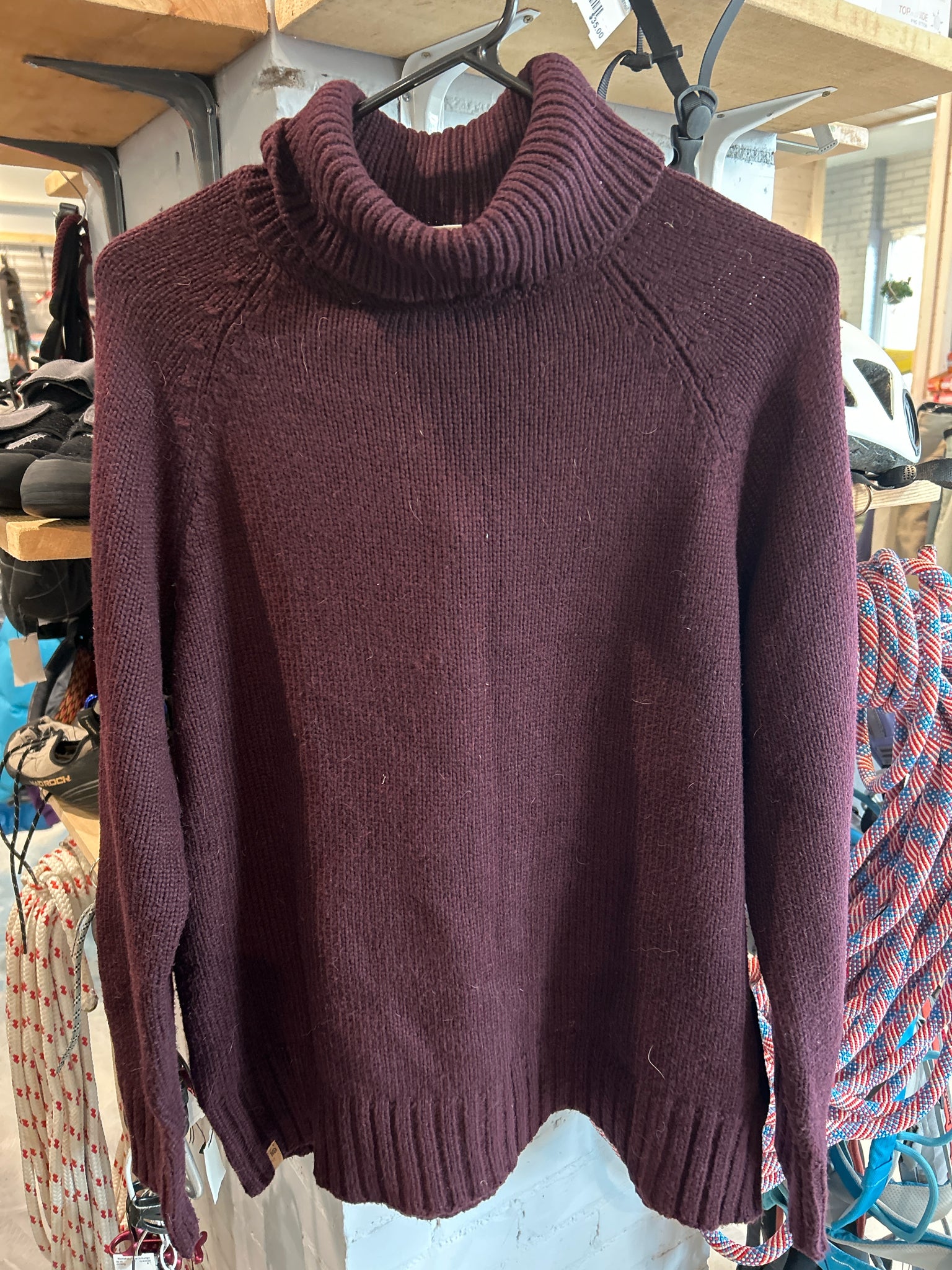 Size L Tentree Highline Wool Turtleneck Sweater