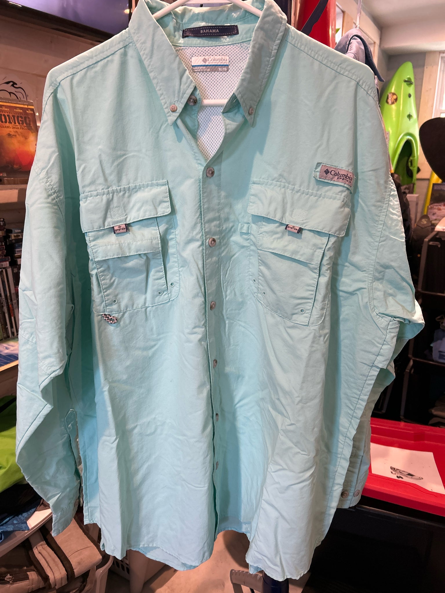 Size XL Columbia Bahama Long Sleeve Shirt
