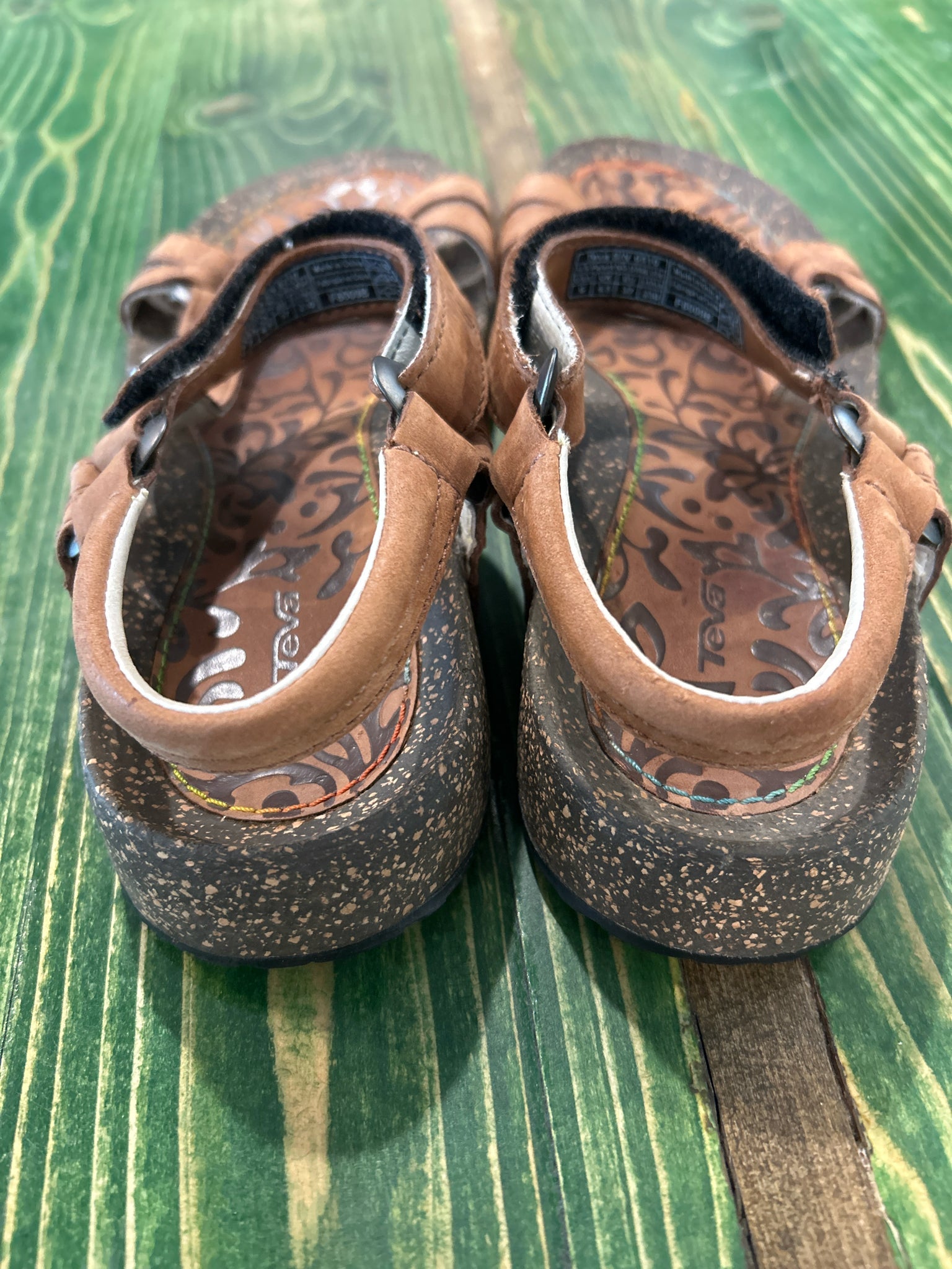 6 Teva Venture Cork Sandals