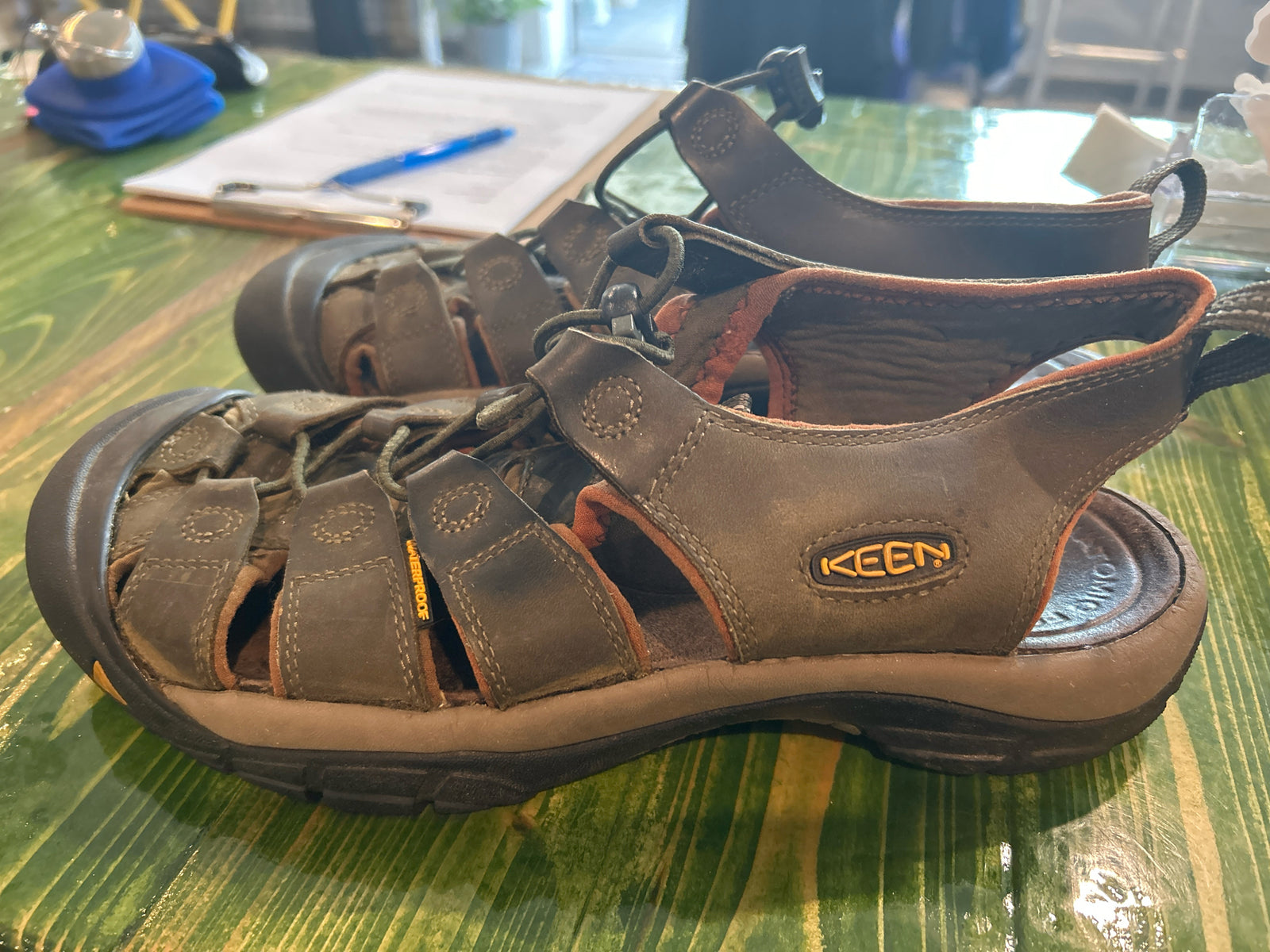 Size 10 Keen Newport H2 Waterproof Leather Sandals
