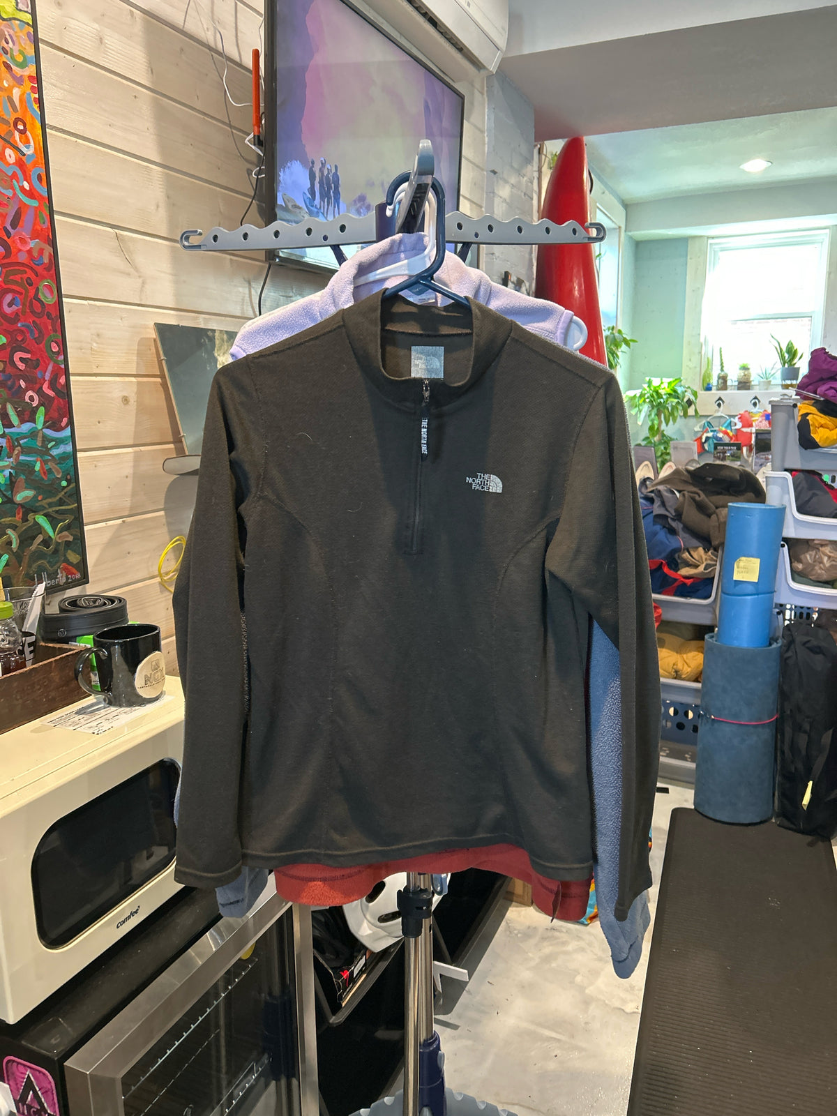 Women's Size Lg. The North Face 1/4 Zip Base Layer