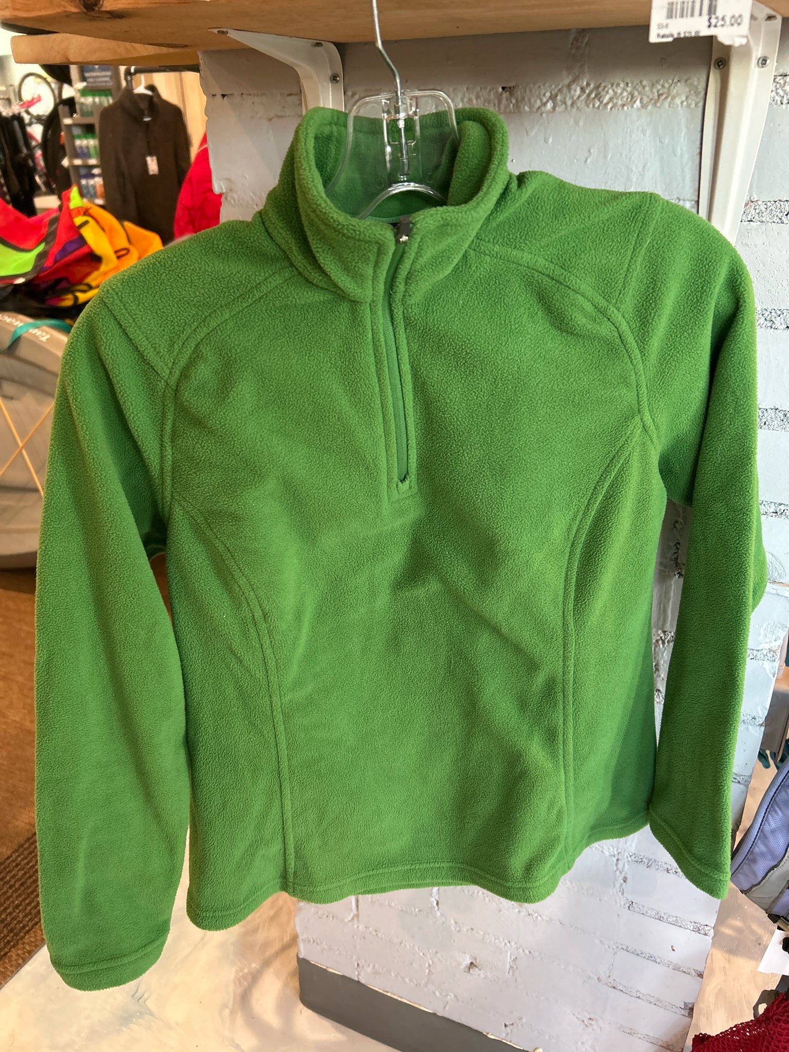 Land's End quarter zip fleece womens XS petite