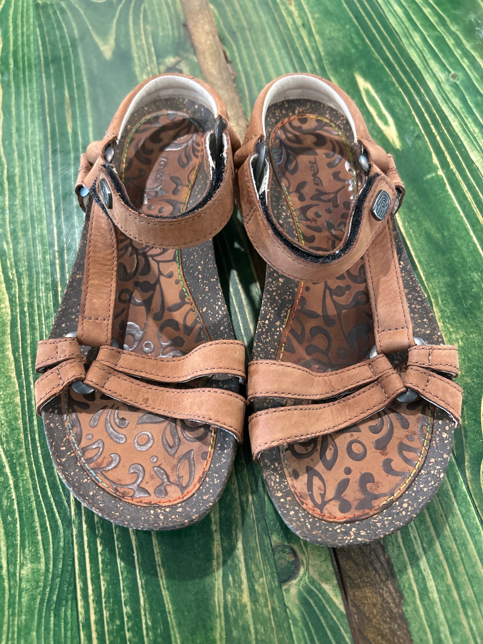 6 Teva Venture Cork Sandals