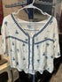 Size L O'Neill Flora Gauze Blouse