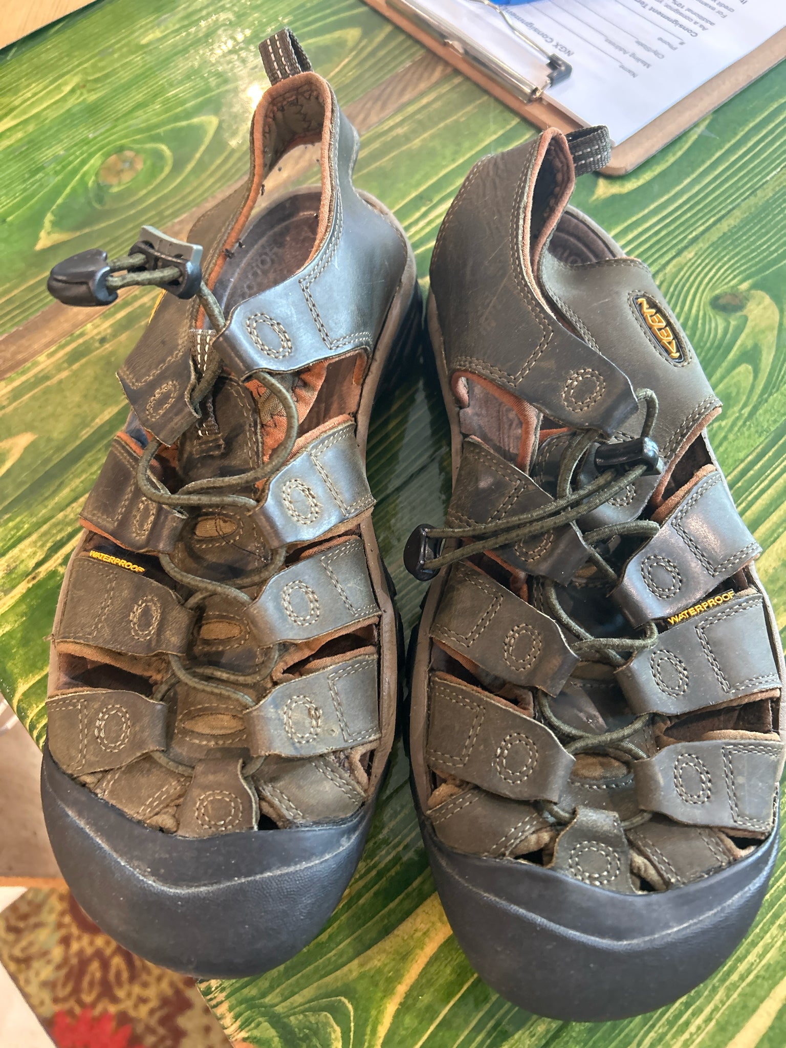 Size 10 Keen Newport H2 Waterproof Leather Sandals