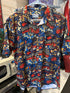 Size L Work of Harris Gauley River Party Short Sleeve Shirt
