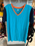 Lands End V-Neck Short Sleeve Shirt